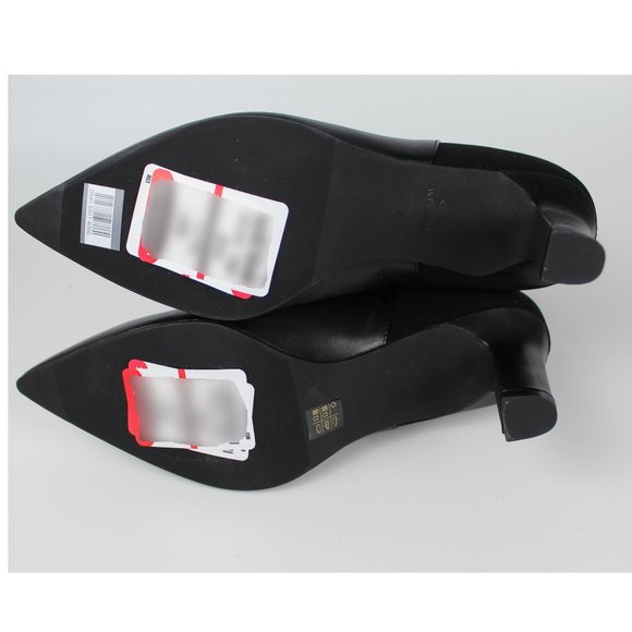 Stuart Weitzman Lauri 75 Booties | Sleek Black Ankle Boots for Work & Nights Out - Picture 12 of 12